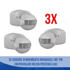 3X SENSORE DI MOVIMENTO
