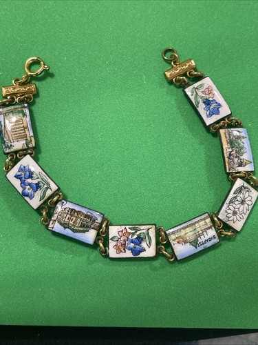 Bracciale vintage smalto - bracciale,