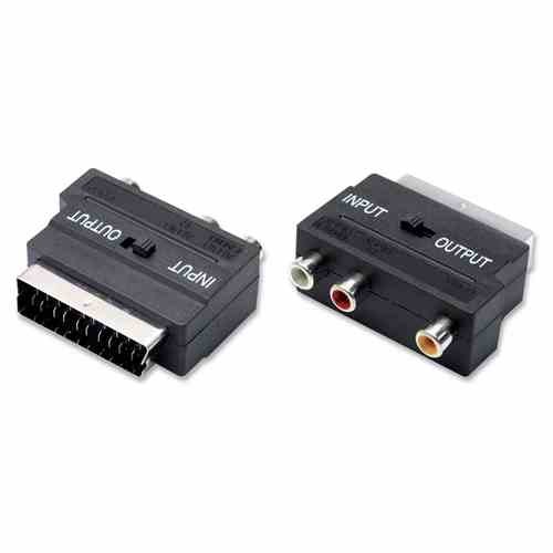 Adattatore monoblocco scart - adattatore,