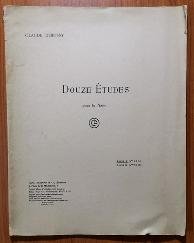 Claude debussy douze etudes - douze,