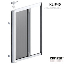 Zanzariera a molla orizzontale ZANZAR  - SU MISURA colore a scelta PREZZO al M²