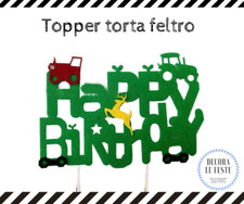 1 decorazione torta con ruspe