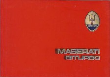 Maserati biturbo manuale - maserati, uso