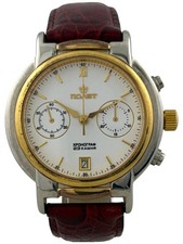 Poljot Orologio Da Uomo Cronografo Acciaio/Oro Cal. 3133, Funzionante