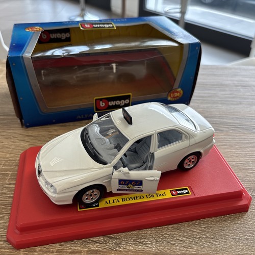 Burago alfa romeo 156 - alfa, taxi
