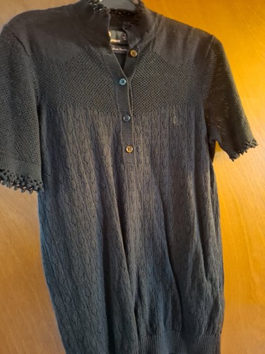 Polo nera maglia - polo,