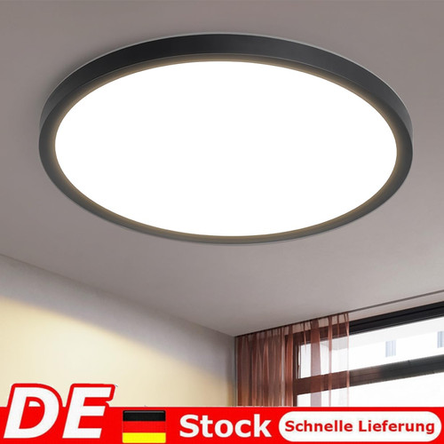Plafoniera led nera - led,