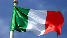 🇮🇹 BANDIERA NAZIONALE ITALIA ITALIANA TRICOLORE 220 x 140 circa