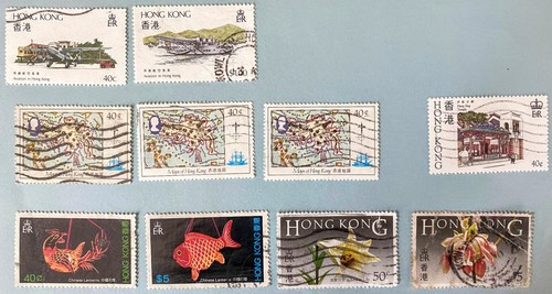 Lotto francobolli hong kong - francobolli,