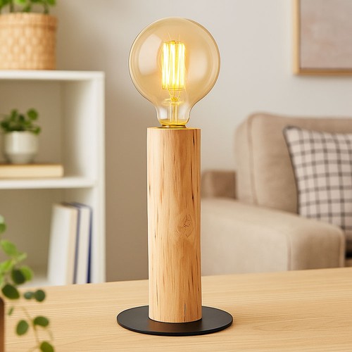 Luce tavolo lampada wood - luce,