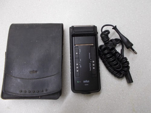 Braun 5314 shaver with leather - shaver,
