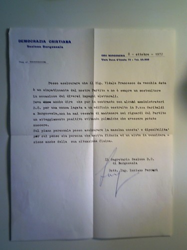 Lettera con busta - lettera, "democrazia