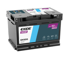 Batteria Auto Exide AGM EK620