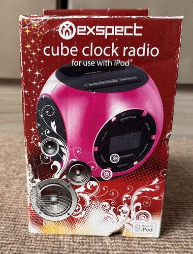 Exspect cube clock - clock, radio