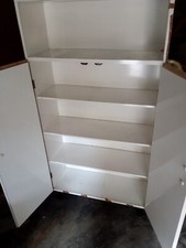 MOBILE DA CUCINA IN LEGNO LACCATO BIANCO - USATO