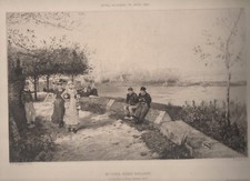gravure eau-forte Muiden Nord