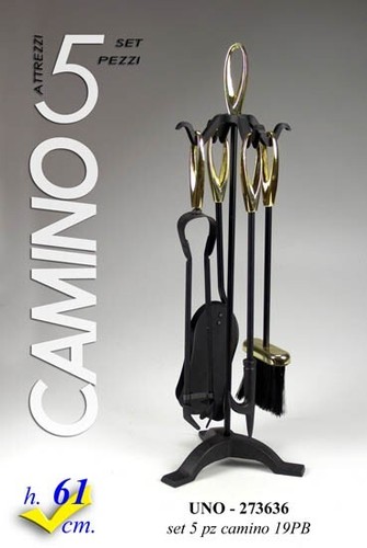 Set attrezzi camino pezzi 5 - di,