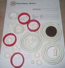 Kit anello gomma flipper