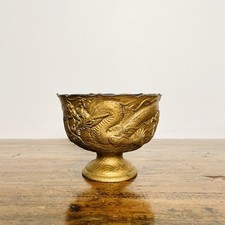 Antica ciotola ottone dorato -