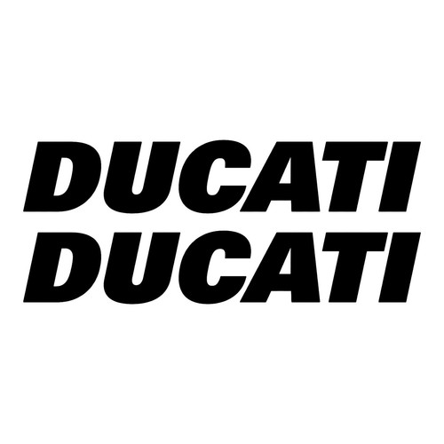 Kit adesivi ducati nero - nero, per
