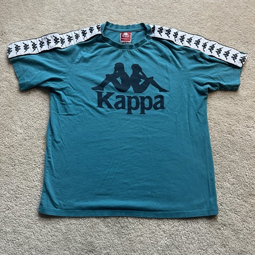 Shirt blu kappa con logo - con,