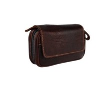 Borsa per pipe in pelle per 2