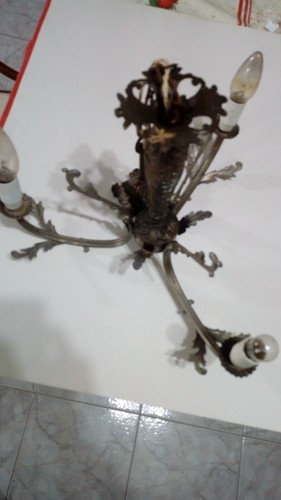 Lampadario vintage luci - lampadario, 3