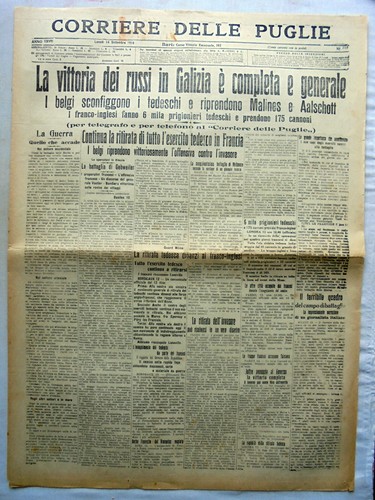 Corriere delle puglie 1914 - corriere,