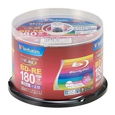 DDU Verbatim Blu-ray Disc 25GB 2X BD-RE riscrivibile 50 dischi dal Giappone