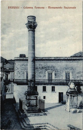Old postcard brindisi - old,