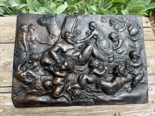 Antica targa bronzo massiccio - antica,