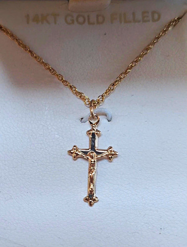 Collana vintage con - , croce