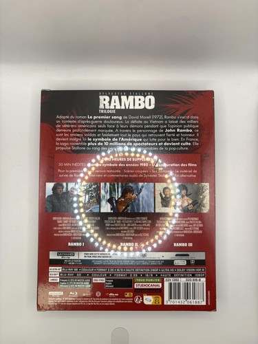 Blu ray rambo - rambo-trilogie, [4k