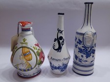 N. 3 Bottiglie Vini Romagna Ceramica Faenza Imola Cesena