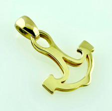 Ciondolo Ancora marinara oro