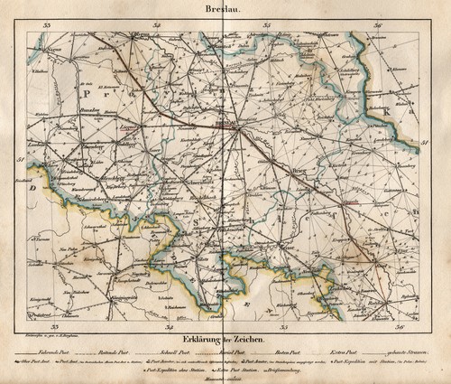 Breslavia brieg cartolina - brieg,