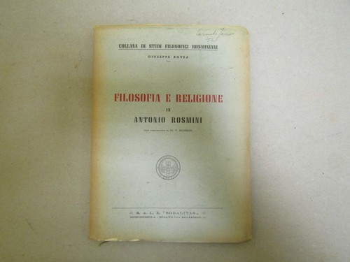 Filosofia religione in - e,