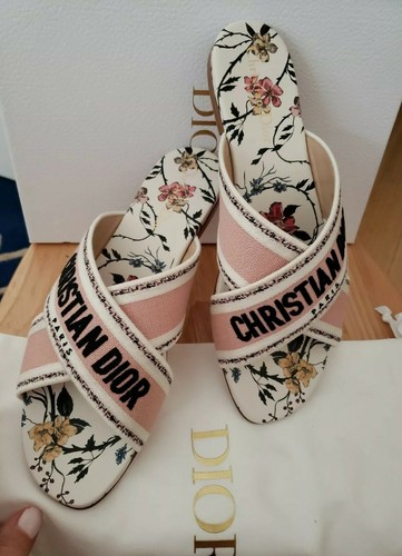 Dior sandal white pink - dior, &