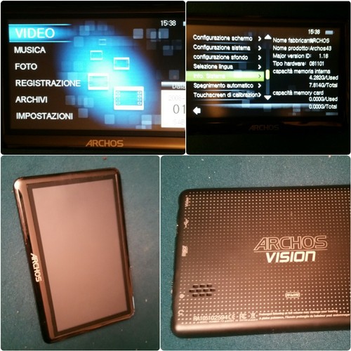 Archos 8gb mp3 mp4 foto - archos, mp3/mp4