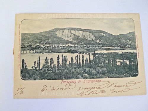 Cartolina 1902 lugagnano val - cartolina,