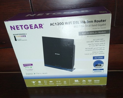 Modem router netgear - netgear, d6100