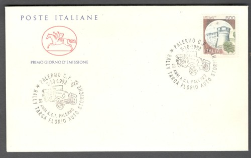 1993 italia palermo annullo - italia,