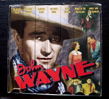 JOHN WAYNE 7 VHS VIDEO BOX SET