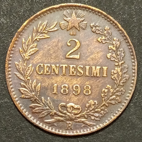 Centesimi lire valore 1898 - centesimi,