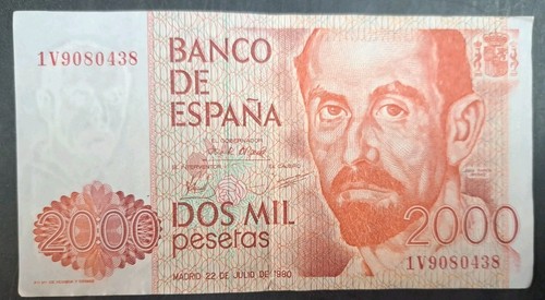 1980 spagna 2000 pesetas - 1980,