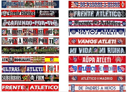 Subbuteo stickers atletico - 20,