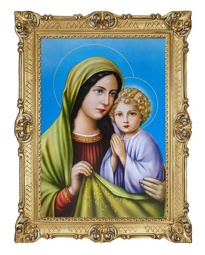 Immagine sacra con telaio - immagine,