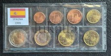 SPAGNA 1999 - Serie annuale 8 monete euro FDC/UNC in blister