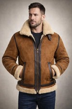 Bomber uomo pelle scamosciata