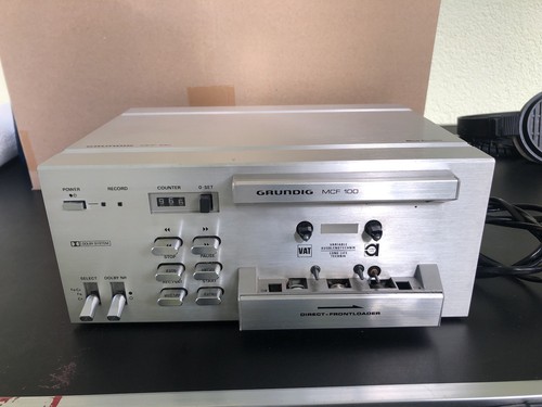 Grundig mcf 100 tape deck - deck, in